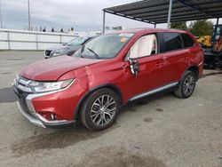 Salvage cars for sale at Sacramento, CA auction: 2016 Mitsubishi Outlander SE