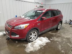 Salvage cars for sale at Windham, ME auction: 2015 Ford Escape Titanium