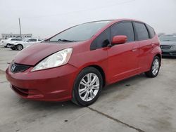 Salvage cars for sale at Grand Prairie, TX auction: 2010 Honda FIT Sport