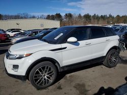 Salvage cars for sale at Exeter, RI auction: 2015 Land Rover Range Rover Evoque Pure Plus