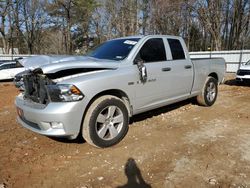 Salvage trucks for sale at Austell, GA auction: 2012 Dodge RAM 1500 ST