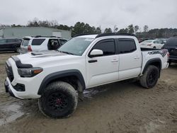 Salvage cars for sale at Hampton, VA auction: 2018 Toyota Tacoma Double Cab