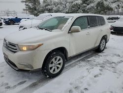 Salvage cars for sale at Lexington, KY auction: 2012 Toyota Highlander Base