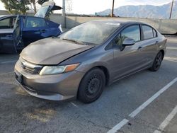 Carros salvage a la venta en subasta: 2012 Honda Civic LX