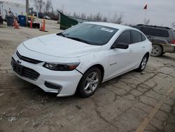 Salvage cars for sale at Pekin, IL auction: 2017 Chevrolet Malibu LS