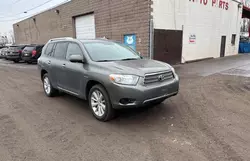 Salvage cars for sale at Hillsborough, NJ auction: 2008 Toyota Highlander Hybrid