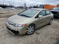 Honda salvage cars for sale: 2008 Honda Civic LX