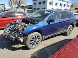 Salvage cars for sale at Albuquerque, NM auction: 2017 Subaru Outback 3.6R Limited