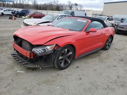 Salvage cars for sale at Spartanburg, SC auction: 2016 Ford Mustang