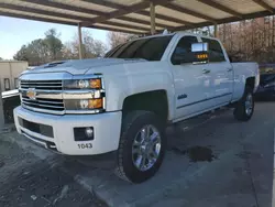 Salvage trucks for sale at Hueytown, AL auction: 2017 Chevrolet Silverado K2500 High Country