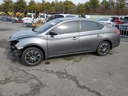 Salvage cars for sale at Brookhaven, NY auction: 2015 Nissan Sentra S