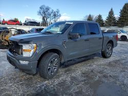 Ford salvage cars for sale: 2021 Ford F150 Supercrew