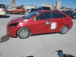 Salvage cars for sale at New Orleans, LA auction: 2015 Hyundai Accent GLS