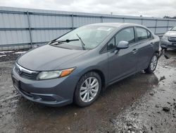 Honda salvage cars for sale: 2012 Honda Civic EXL