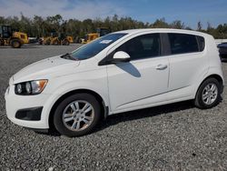 Salvage cars for sale at Riverview, FL auction: 2016 Chevrolet Sonic LT