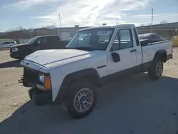 Salvage trucks for sale at Lebanon, TN auction: 1989 Jeep Comanche Pioneer