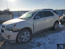 Salvage cars for sale at Cahokia Heights, IL auction: 2014 Chevrolet Equinox LTZ