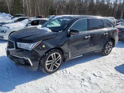 Salvage cars for sale at Cookstown, ON auction: 2017 Acura MDX Navi