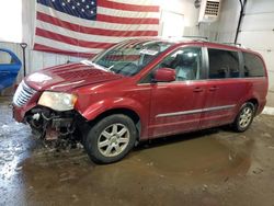 Salvage cars for sale from Copart Lyman, ME: 2012 Chrysler Town & Country Touring