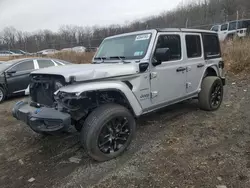 Jeep salvage cars for sale: 2023 Jeep Wrangler Sahara 4XE