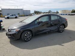 Salvage cars for sale at Martinez, CA auction: 2015 Honda Civic EX