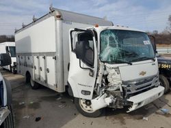 Salvage trucks for sale at Chicago Heights, IL auction: 2017 Chevrolet 5500HD BOX Truck