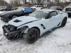 Chevrolet Corvette salvage cars for sale: 2019 Chevrolet Corvette Grand Sport 1LT