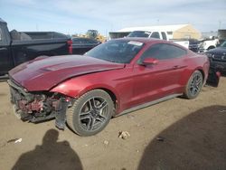 Salvage cars for sale at Brighton, CO auction: 2018 Ford Mustang