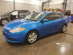 Salvage cars for sale at Casper, WY auction: 2015 Dodge Dart SE