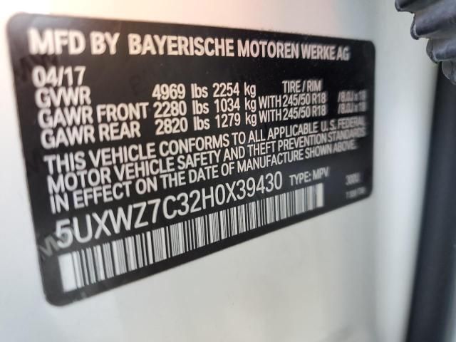 2017 BMW X3 SDRIVE28I