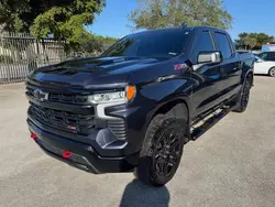 Salvage cars for sale at Opa Locka, FL auction: 2022 Chevrolet Silverado K1500 LT Trail Boss