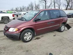 Salvage cars for sale at Bridgeton, MO auction: 2002 Dodge Caravan SE