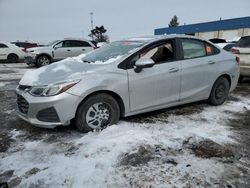 Chevrolet salvage cars for sale: 2019 Chevrolet Cruze LS