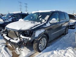 Salvage cars for sale at Elgin, IL auction: 2013 Chrysler Town & Country Touring L