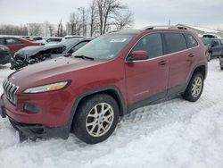 Salvage cars for sale at Central Square, NY auction: 2016 Jeep Cherokee Latitude