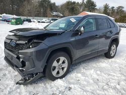 Salvage cars for sale at Mendon, MA auction: 2021 Toyota Rav4 LE