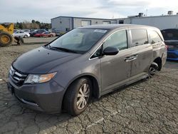 Salvage cars for sale at Vallejo, CA auction: 2017 Honda Odyssey EXL