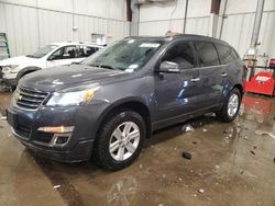 Salvage cars for sale at Franklin, WI auction: 2013 Chevrolet Traverse LT