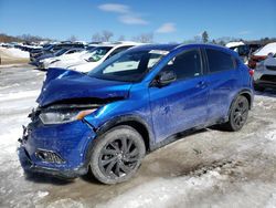 Salvage cars for sale at West Warren, MA auction: 2021 Honda HR-V Sport