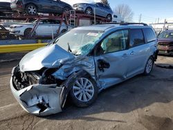 Toyota salvage cars for sale: 2017 Toyota Sienna XLE