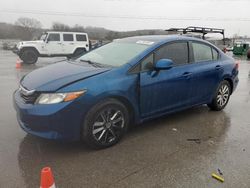 Salvage cars for sale at Lebanon, TN auction: 2012 Honda Civic EXL