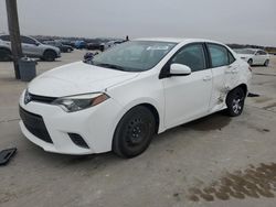 Toyota Corolla l salvage cars for sale: 2016 Toyota Corolla L