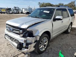 Salvage vehicles for parts for sale at auction: 2016 Ford Expedition Limited