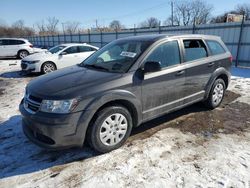 Salvage cars for sale at Chicago Heights, IL auction: 2014 Dodge Journey SE