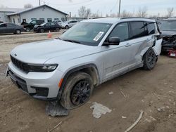 Salvage cars for sale at Pekin, IL auction: 2024 Jeep Grand Cherokee L Laredo