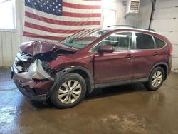 Salvage cars for sale at Lyman, ME auction: 2014 Honda CR-V EX