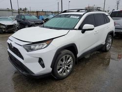 Salvage cars for sale at Los Angeles, CA auction: 2019 Toyota Rav4 XLE Premium