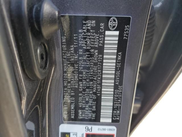 2012 Toyota Camry Base