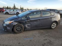 Salvage cars for sale from Copart Rancho Cucamonga, CA: 2014 Toyota Prius