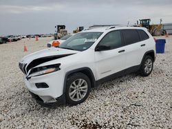 Jeep salvage cars for sale: 2015 Jeep Cherokee Sport